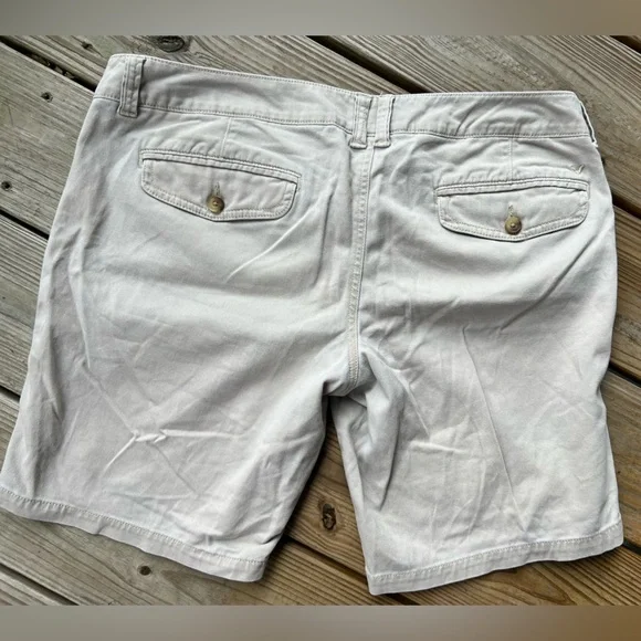 American Eagle Outfitters Size 12 Stretch Women’s Casual Tan Shorts - Picture 6 of 8